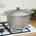 Котелок походный KUKMARA, 8 л, с крышкой, литой алюминий - Фото 5