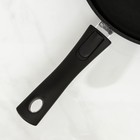 Сковорода «Традиция», d=28 см, съёмная ручка, антипригарное покрытие, цвет чёрный - Фото 5