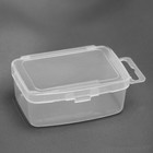 Контейнер для хранения мелочей, с подвесом, 7.5×5.3×3 см, цвет прозрачный - Фото 2