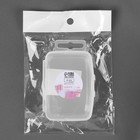 Контейнер для хранения мелочей, с подвесом, 7.5×5.3×3 см, цвет прозрачный - Фото 3