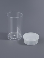 Набор баночек для мелочей, d=2.2×3.8 см, 5 шт., прозрачный - Фото 4