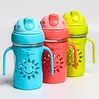 Поильник детский Крошка Я «Солнышко» с силиконовой трубочкой, от 9 мес., 250 мл., с ручками, цвет МИКС - Фото 6