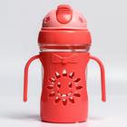 Поильник детский Крошка Я «Солнышко» с силиконовой трубочкой, от 9 мес., 250 мл., с ручками, цвет МИКС - Фото 5