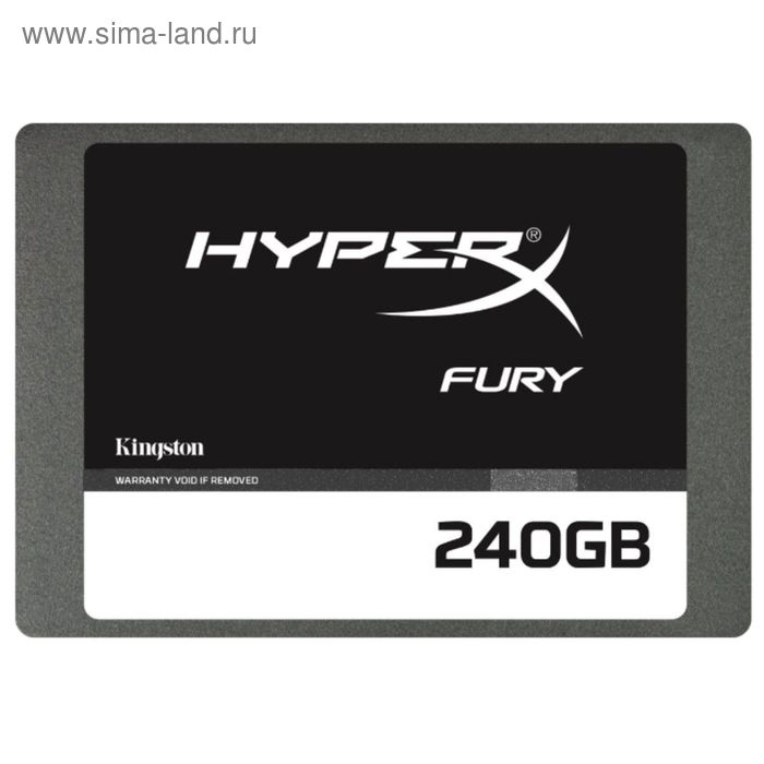 SSD накопитель Kingston HyperX FURY 240Gb (SHFS37A/240G) SATA-III - Фото 1