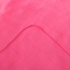 Плед флисовый 76х100 см, рис 302-розовый, 280 гр/м полиэстер - Фото 2