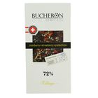 Шоколад горький Bucheron, с клюквой, клубникой и фисташками, 100 г - Фото 1