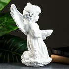 Фигура "Ангел с чашей" белый 19х19х33см - Фото 3