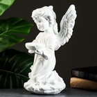 Фигура «Ангел с чашей» белый 19×19×33 см 1999785
