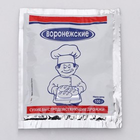 Дрожжи "Воронежские дрожжи" 100 г 2494616