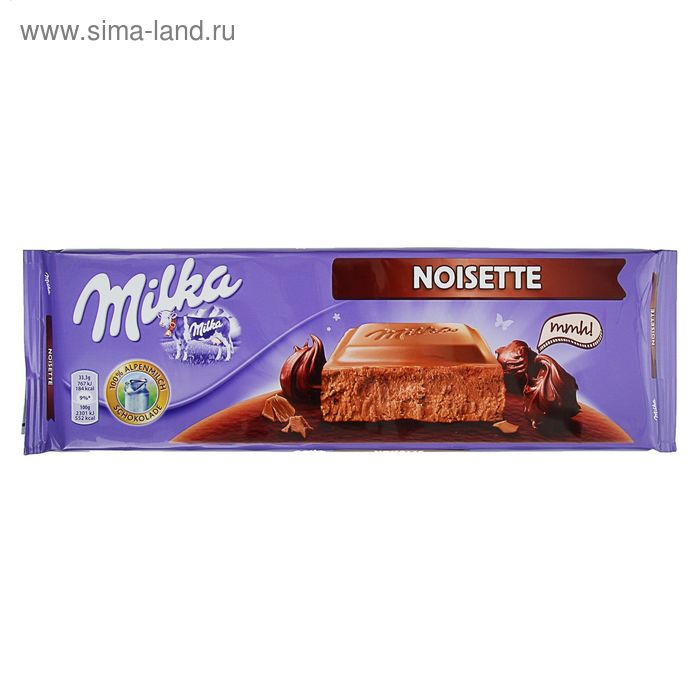 Шоколадная плитка Milka Noisette 270 г - Фото 1