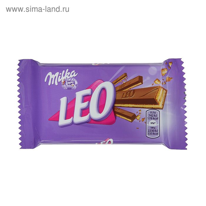 Батончик Milka Leo milk 33,3 г - Фото 1