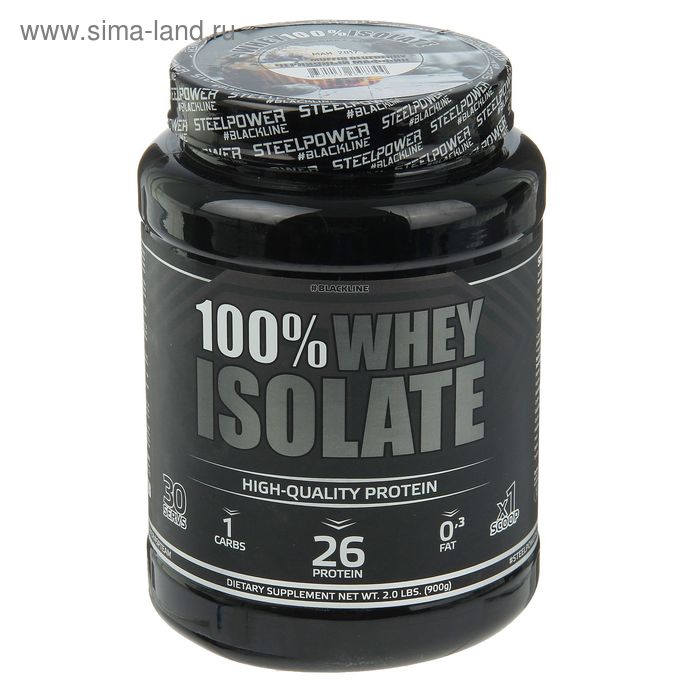 Протеин 100 % whey ISOlate черничный маффин 900 гр - Фото 1