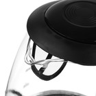 Чайник электрический Centek CT-0042, стекло, 1.8 л, 2200 Вт, подсветка, черный - Фото 4