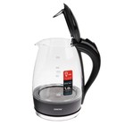Чайник электрический Centek CT-0042, стекло, 1.8 л, 2200 Вт, подсветка, черный - Фото 6