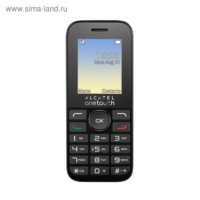 Сотовый телефон Alcatel OT1020D Pure White, 2 sim, без СЗУ - Фото 1