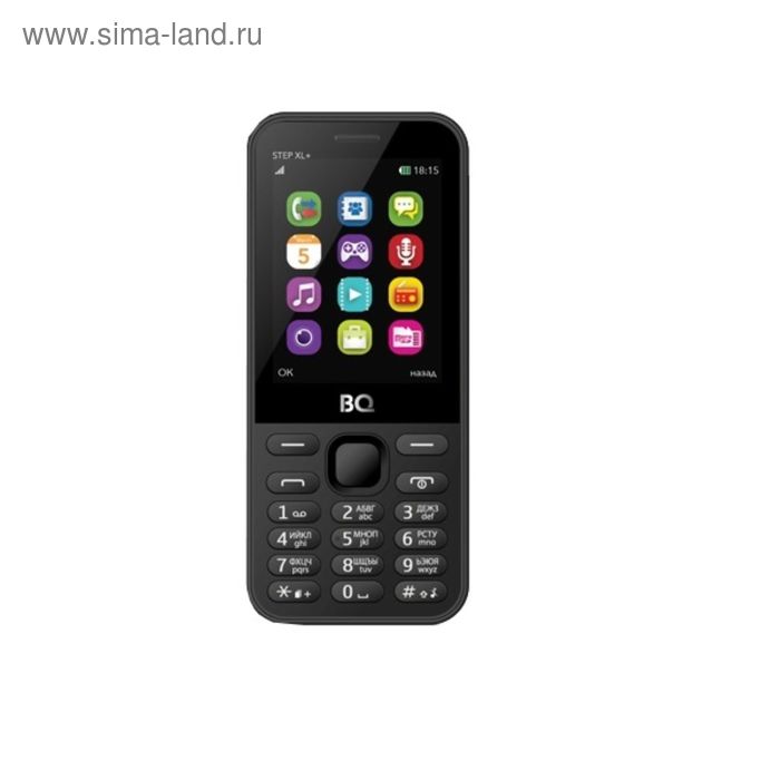 Сотовый телефон BQ M-2831 Step XL+ Black, 2 sim, 32 Мб - Фото 1