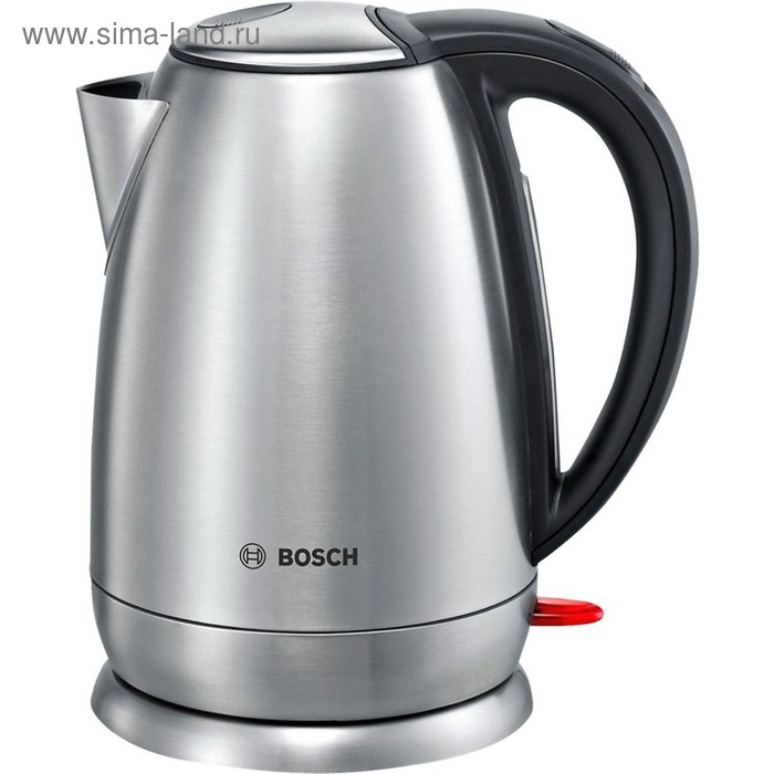 Чайник электрический Bosch TWK78A01, металл, 1.7 л, 2200 Вт, серебристый - Фото 1