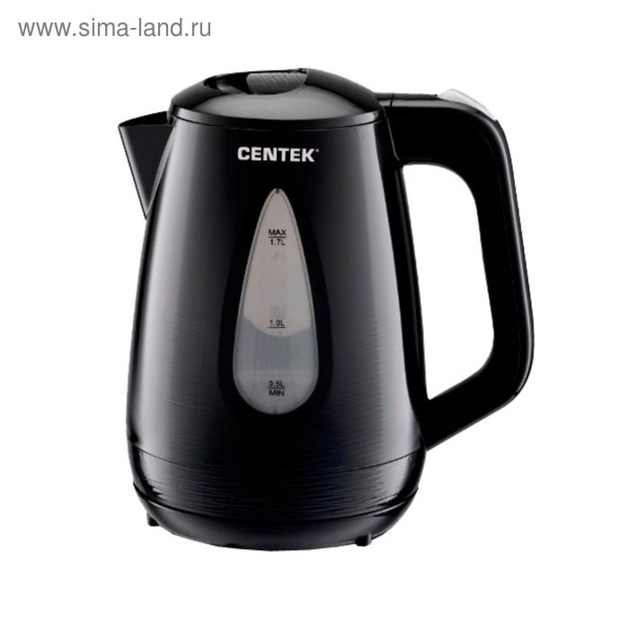 Чайник электрический Centek CT-0048, 1.8 л, 2200 Вт, черный - Фото 1