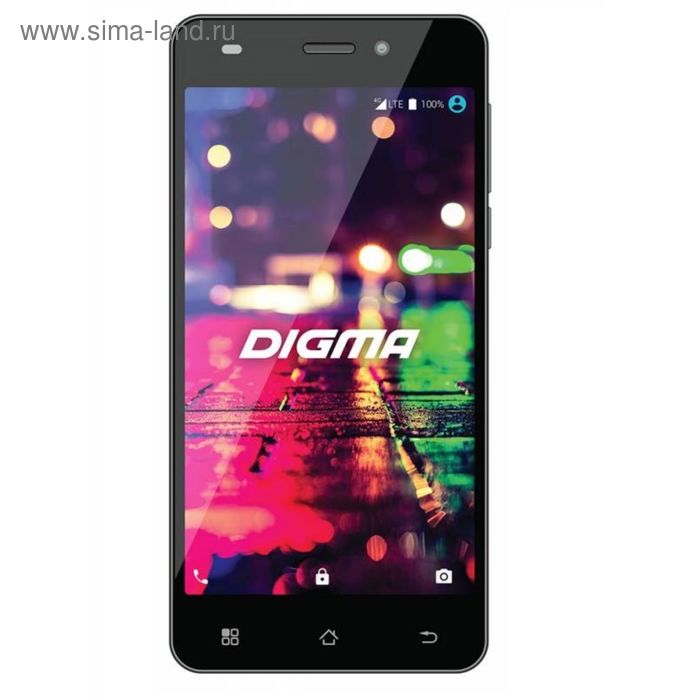 Смартфон Digma CITI Z560 Black, 2sim, 16 Гб - Фото 1