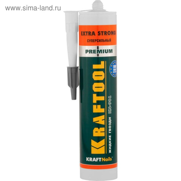 Клей монтажный KRAFTOOL KraftNails Premium KN-901, сверхсильный универсальный, 310мл - Фото 1
