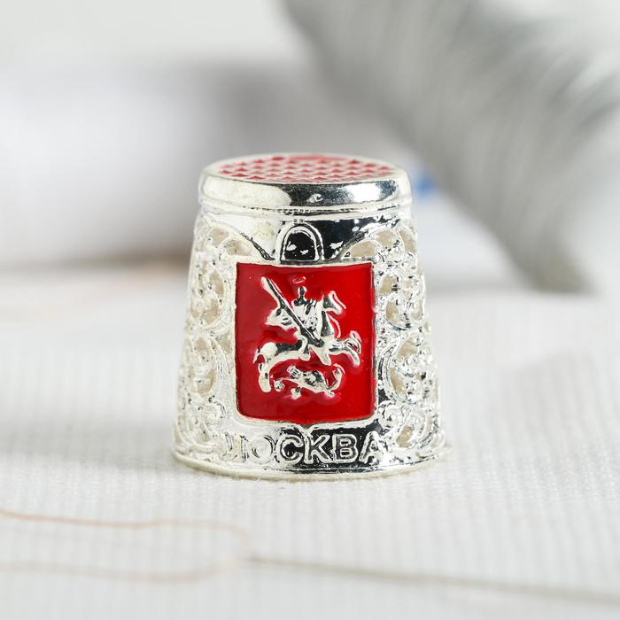 Напёрсток сувенирный «Москва», серебро - Фото 1
