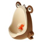 Писсуар детский «Лягушка», цвет коричневый - Фото 1