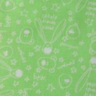 Детское постельное бельё Galtex "Зайцы", цвет зелёный, 147х112см, 60х120см пр.рез., 40х60см 1шт, бязь 125 г/м - Фото 3
