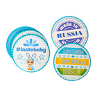 Набор наклеек (12 шт для мальчика) для фотографирования малыша с картой достижений - Фото 3