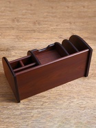 Органайзер 7 секций, 2 выдвижных ящика, серия Орех с кантом темным, 16×30×15 см - Фото 5