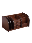 Органайзер 7 секций, 2 выдвижных ящика, серия Орех с кантом темным, 16×30×15 см - Фото 6