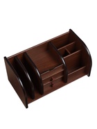 Органайзер 7 секций, 2 выдвижных ящика, серия Орех с кантом темным, 16×30×15 см - Фото 9