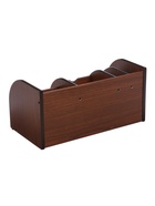 Органайзер 7 секций, 2 выдвижных ящика, серия Орех с кантом темным, 16×30×15 см - Фото 10