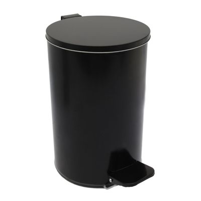 Урна с педалью, 10 л, цвет черный