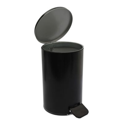 Урна с педалью, 10 л, цвет черный