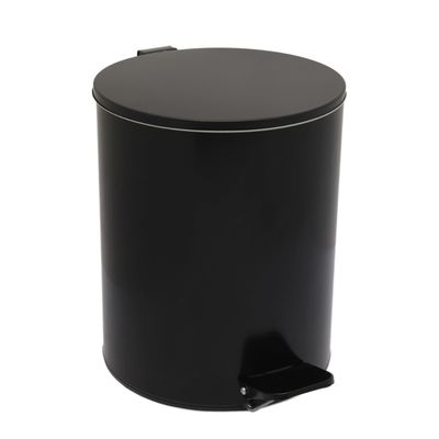 Урна с педалью, 15 л, цвет чёрный
