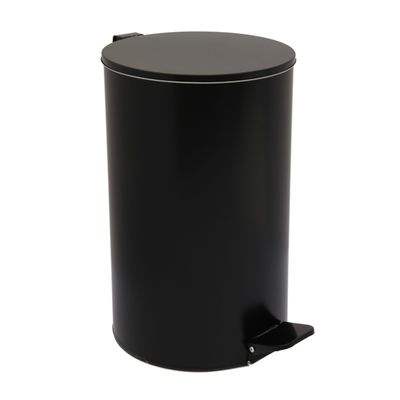 Урна с педалью, 20 л, цвет черный