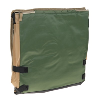 Термосумка «Арктика» на молнии, объём 30 л, с люком, зелёная