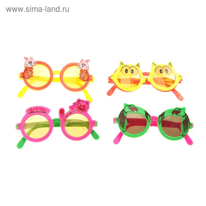 Карнавальные очки детские - открывашка "Глазастики", цвета МИКС - Фото 1