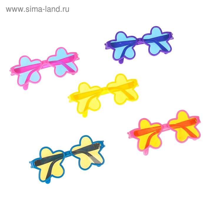 Карнавальные очки детские "Цветок", цвета МИКС - Фото 1