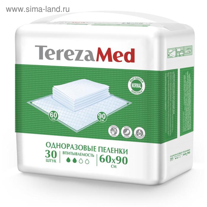 Пеленки одноразовые Normal 60x90 TerezaMed уп.30 - Фото 1