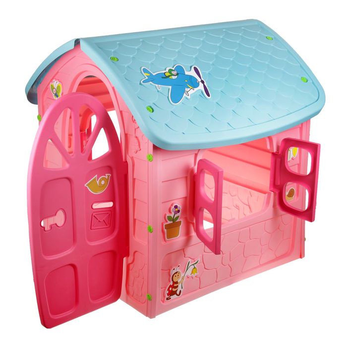 Детский игровой домик, цвет розовый - фото 1909791432