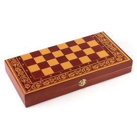 Шахматы "Ренессанс", деревянная доска 40 х 40 см, король h-9 см, пешка h-4.5 см