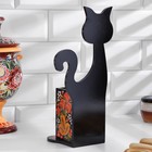 Подставка для ложек «Котик», для столовых приборов, дерево, хохлома - Фото 2