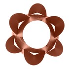 Клумба конусная, d = 15–45 см, h = 60 см, коричневая - Фото 3