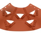 Клумба конусная, d = 15–45 см, h = 60 см, коричневая - Фото 4