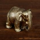 Сувенир полистоун "Золотой индийский слон" 7х8,5х5 см - Фото 2