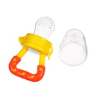 Ниблер для прикорма, от 5 мес., с силиконовой сеточкой, размер М, желтый - Фото 5