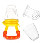 Ниблер для прикорма, от 5 мес., с силиконовой сеточкой, размер М, желтый - Фото 6