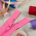 Молния "Спираль", №5, разъёмная, 40см, цвет ярко-розовый - Фото 4