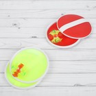 Игра «Мяч-липучка», набор: 2 тарелки, мяч, цвета МИКС - Фото 6